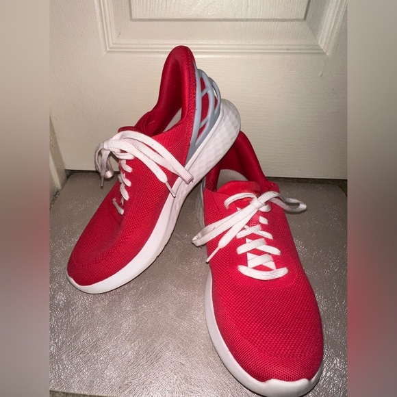 Kizik pink hands free slip on shoe 11.5 athleisure gym walking activewear - Picture 1 of 9